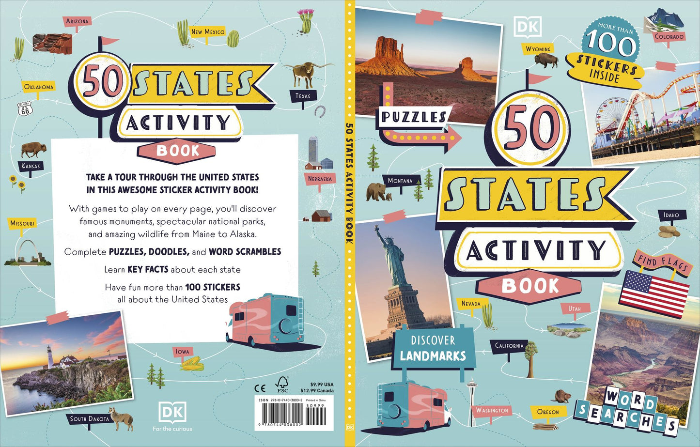 50 States Activity Book