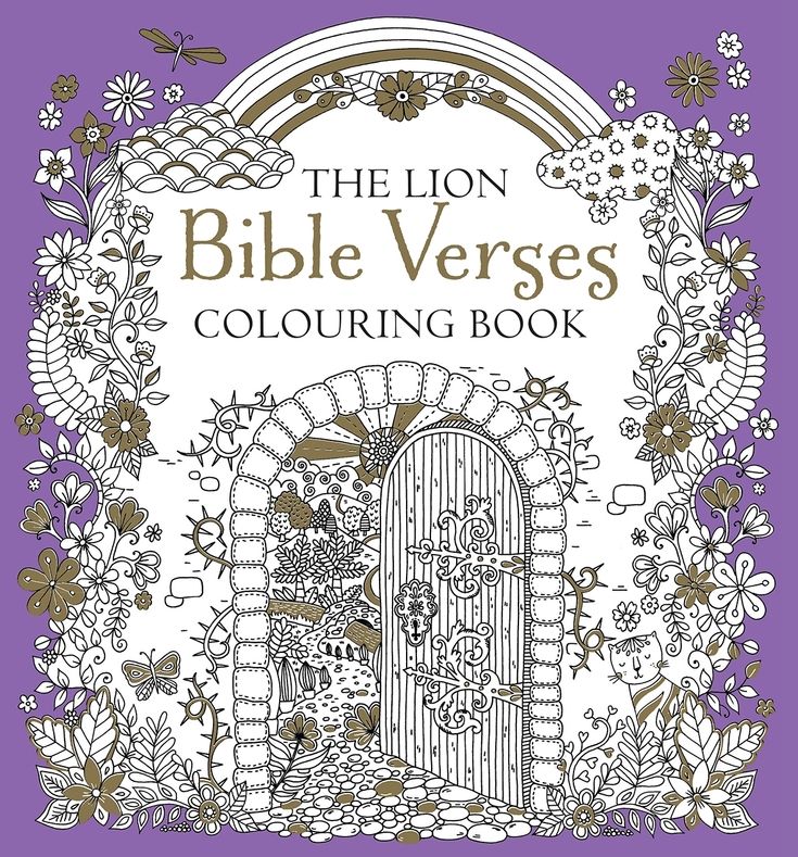 The Lion Bible Verses Coloring Book