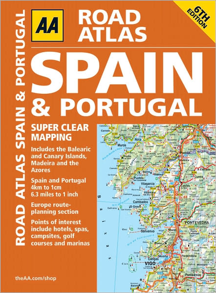 AA Road Atlas Spain & Portugal