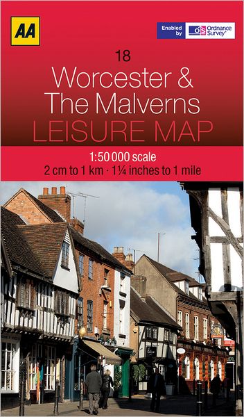 Leisure Map Worcester & The Malverns