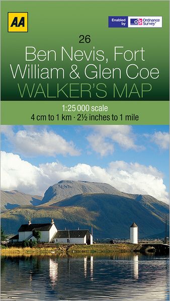 Walker's Map Ben Nevis, Fort William & Glen Coe