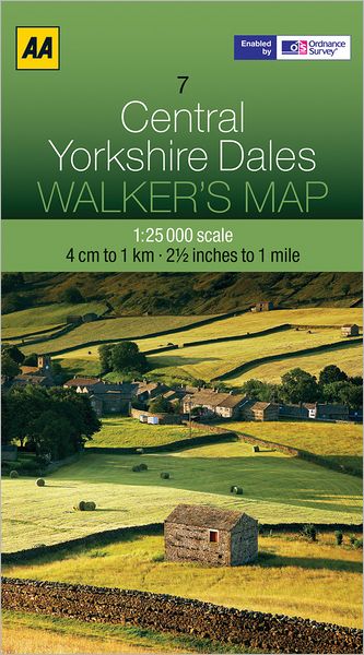 Walker's Map Central Yorkshire Dales