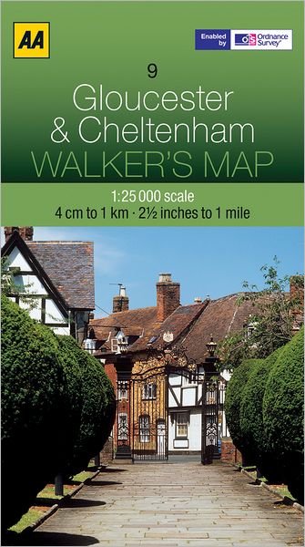 Walker's Map Gloucester & Cheltenham