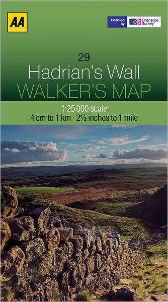 Walker's Map Hadrian's Wall