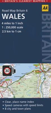 Road Map Wales