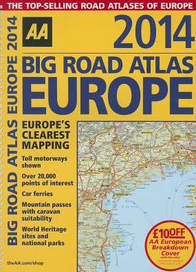 Big Road Atlas Europe 2014