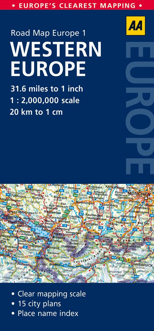 Road Map Western Europe