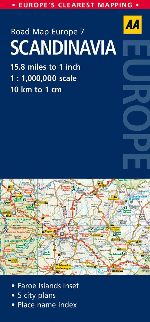 Road Map Scandinavia