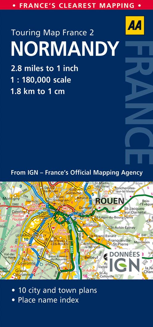 Road Map Normandy