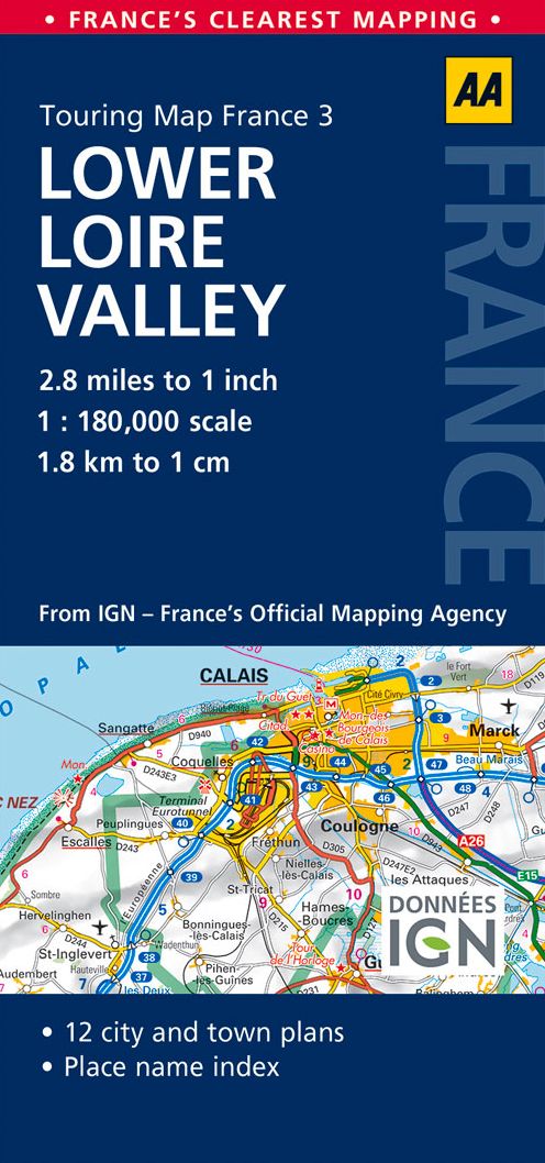 Road Map Lower Loire Valley