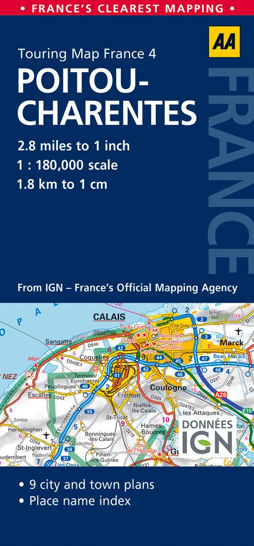 Road Map Poitou-Charentes