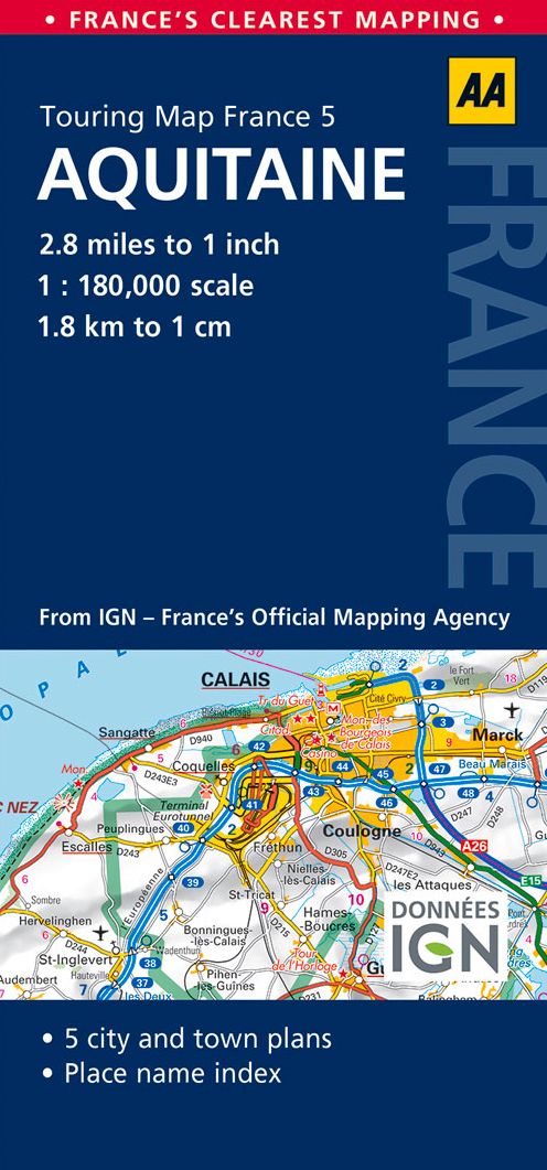 Road Map Aquitine