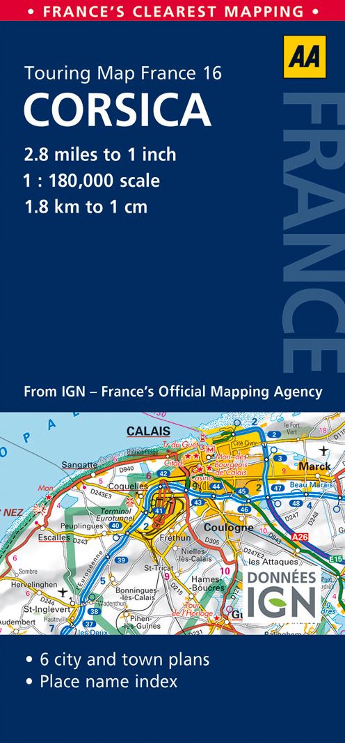 Road Map Corsica