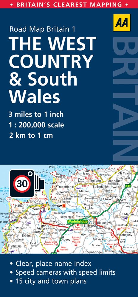 West Country & Wales Road Map