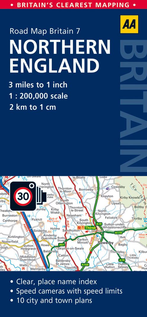 Northern England Road Map