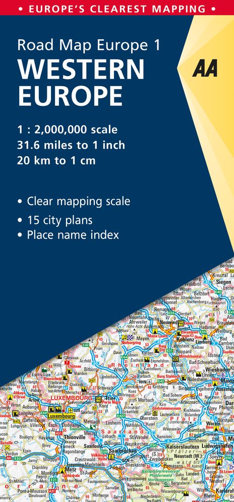 Road Map Western Europe