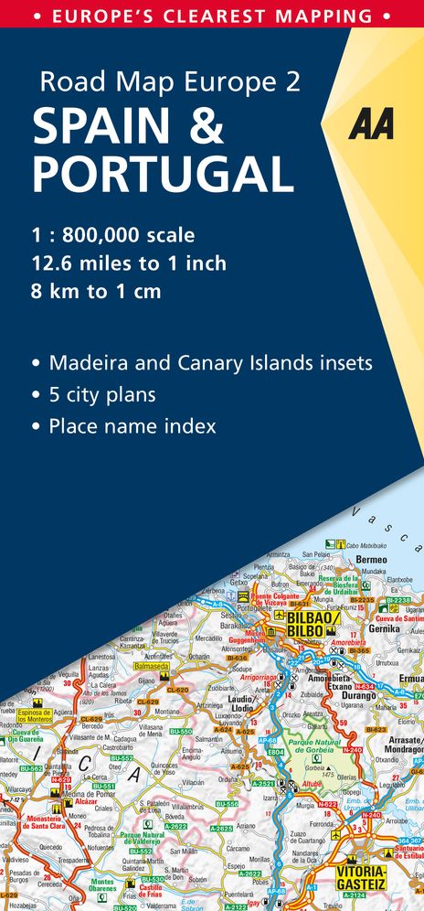 Road Map Spain & Portugal