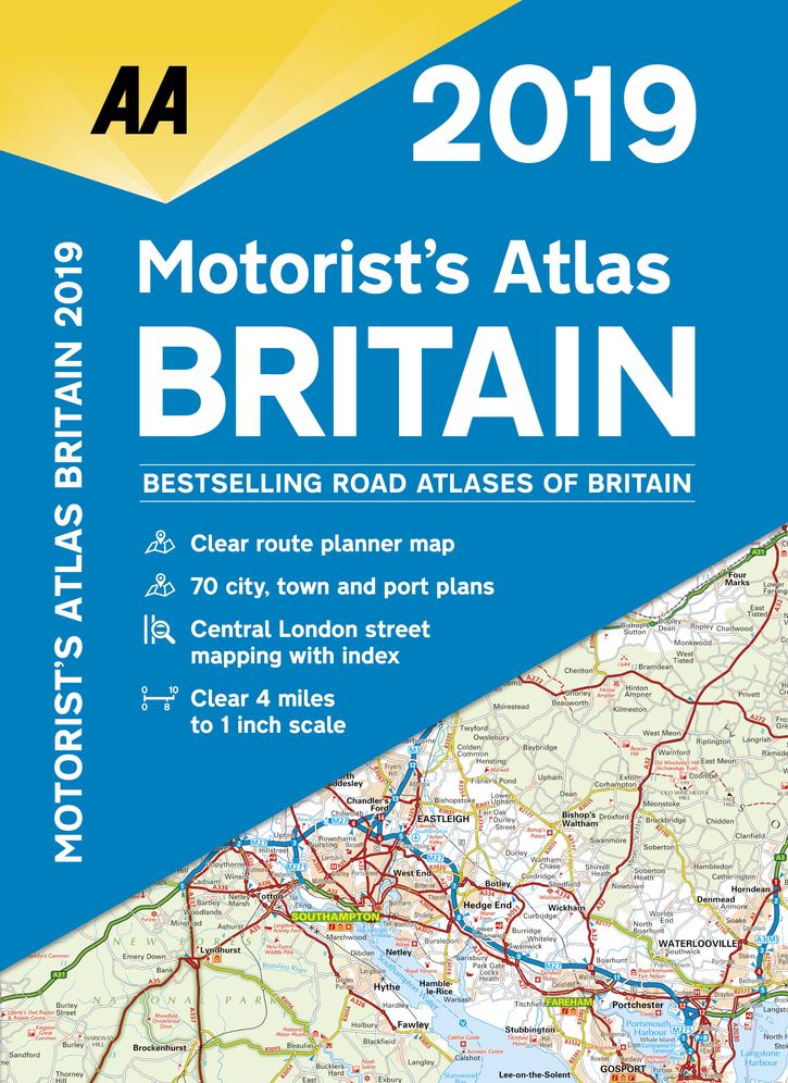 Motorist's Atlas Britain 2019 Sp