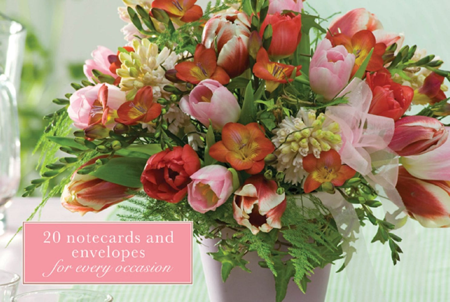 Card Box of 20 Notecards and Envelopes: Freesias: A Delightful Pack of High-Quality Flower Gift Cards and Decorative Envelopes