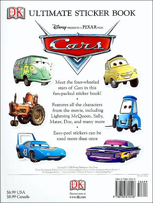 Ultimate Sticker Book: Cars