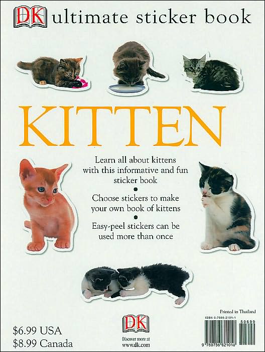 Ultimate Sticker Book: Kitten