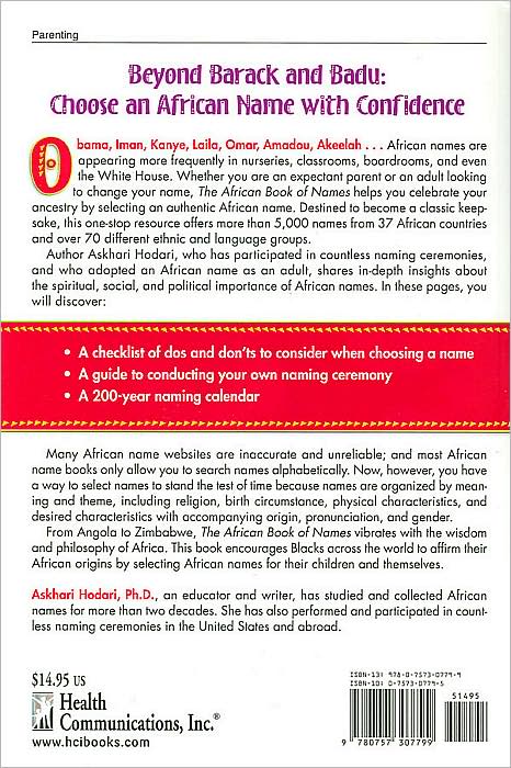 The African Book of Names: 5,000+ Common and Uncommon Names from the African Continent