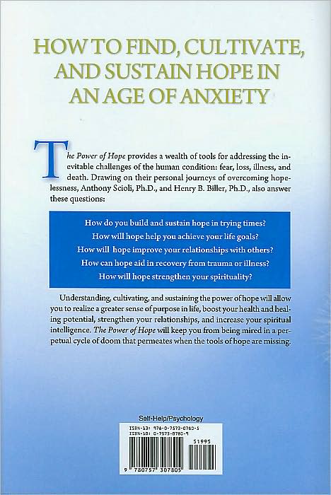 The Power of Hope: Overcoming Your Most Daunting Life Difficulties--No Matter What