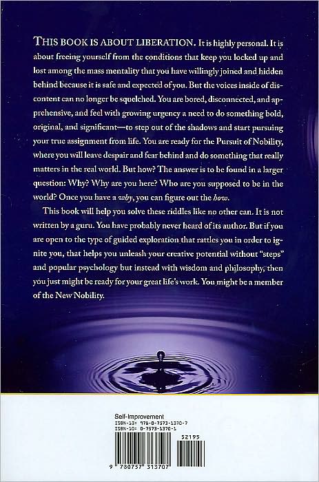The Pursuit of Nobility: Living a Life That Matters
