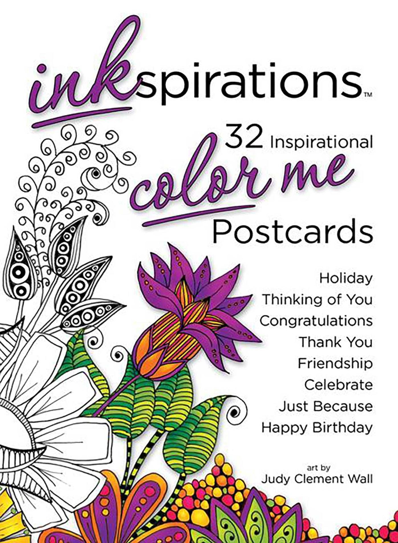 Inkspirations Color Me Postcards