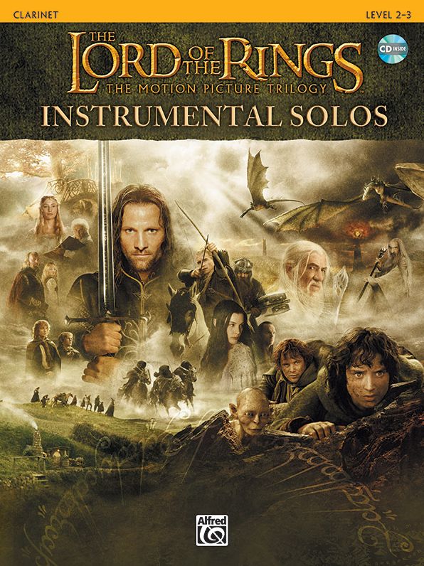The Lord of the Rings Instrumental Solos: Clarinet, Book & CD