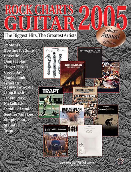 Rock Charts Guitar 2005: Authentic Guitar TAB