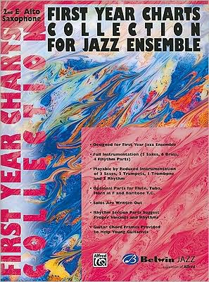 First Year Charts Collection for Jazz Ensemble: 2nd E-flat Alto Saxophone