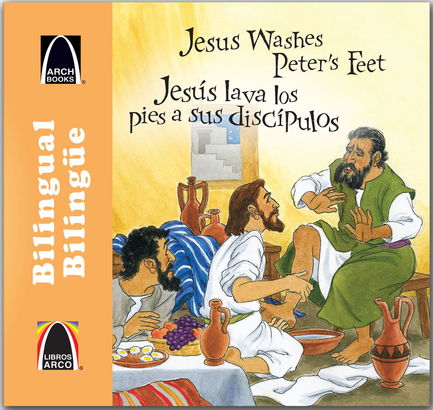 Jess Lava Los Pies a Sus Discipulos/Jesus Washes Peter's Feet