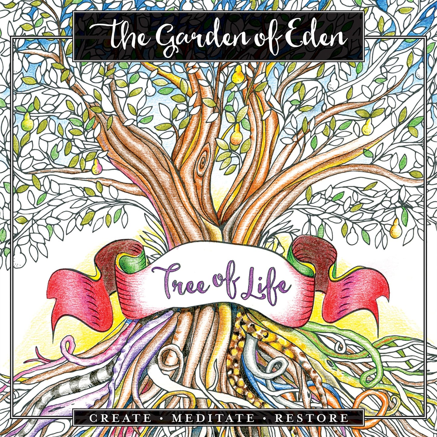 Color. Meditate. Restore.: The Garden of Eden