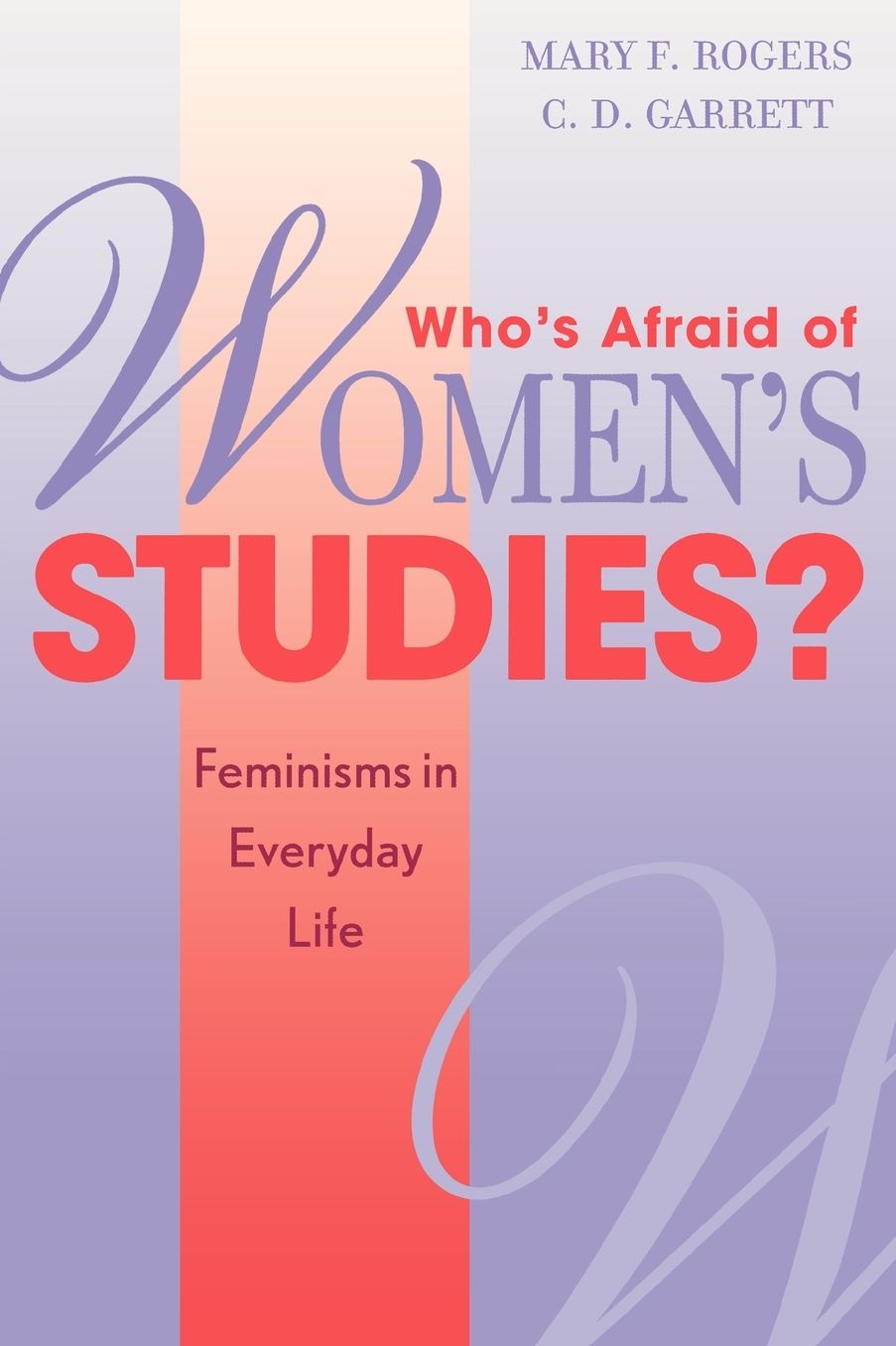 Who's Afraid of Women's Studies?: Feminisms in Everyday Life