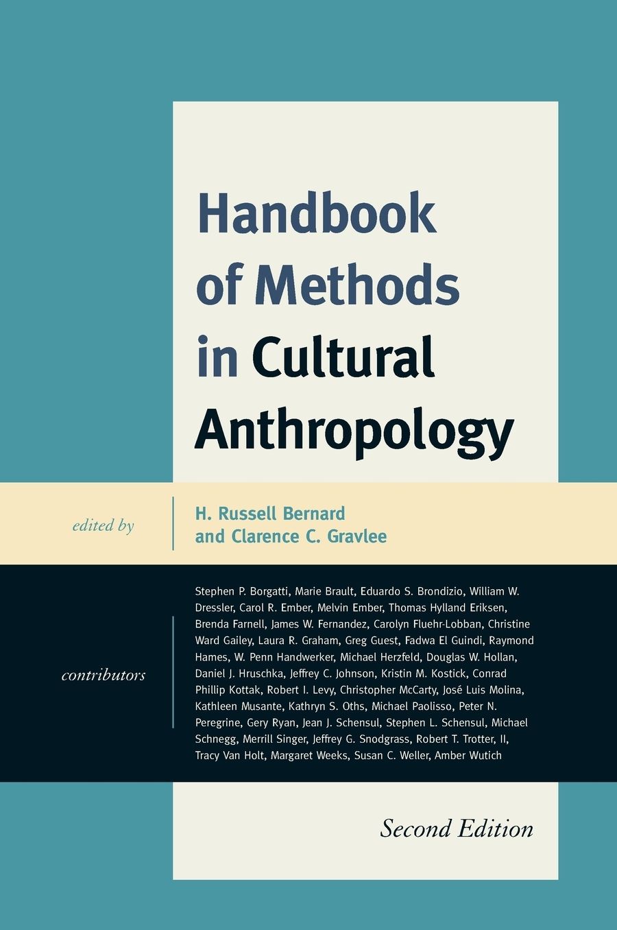 Handbook of Methods in Cultural Anthrop