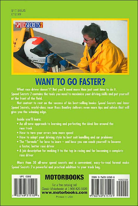 Speed Secrets II: More Professional Race Driving Techniques