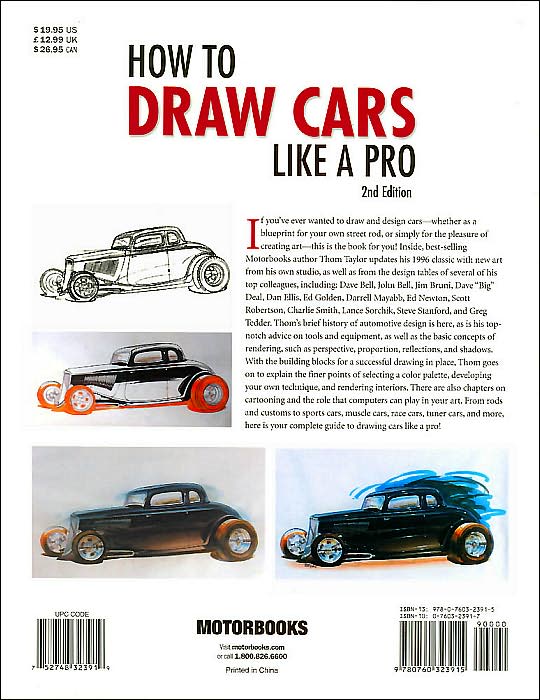 How to Draw Cars Like a Pro, 2nd Edition