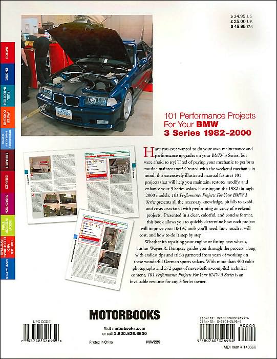 101 Performance Projects for Your BMW 3 Series 1982-2000