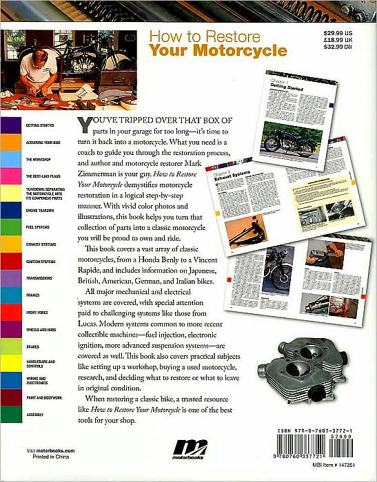 How to Restore Your Motorcycle: Second Edition
