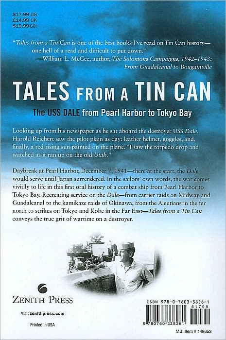 Tales From a Tin Can: The USS Dale from Pearl Harbor to Tokyo Bay