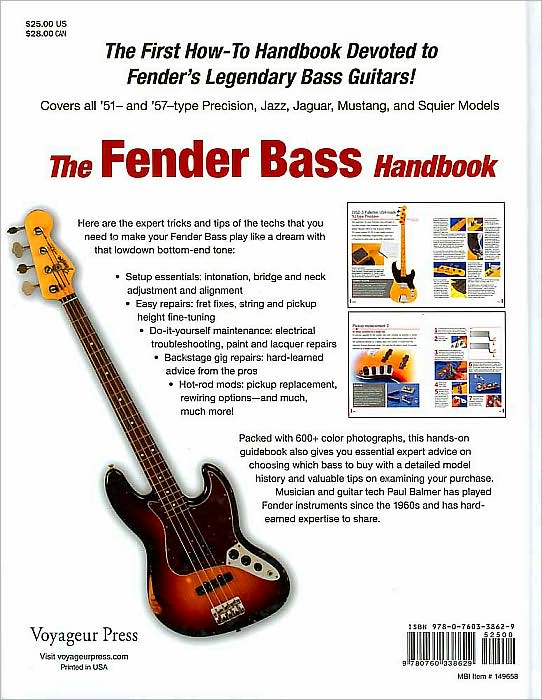 The Fender Bass Handbook: How to Buy, Maintain, Set Up, Troubleshoot, and Modify Your Bass