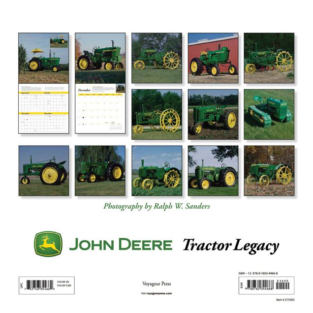 John Deere Tractor Legacy 2014: 16 Month Calendar - September 2013 through December 2014