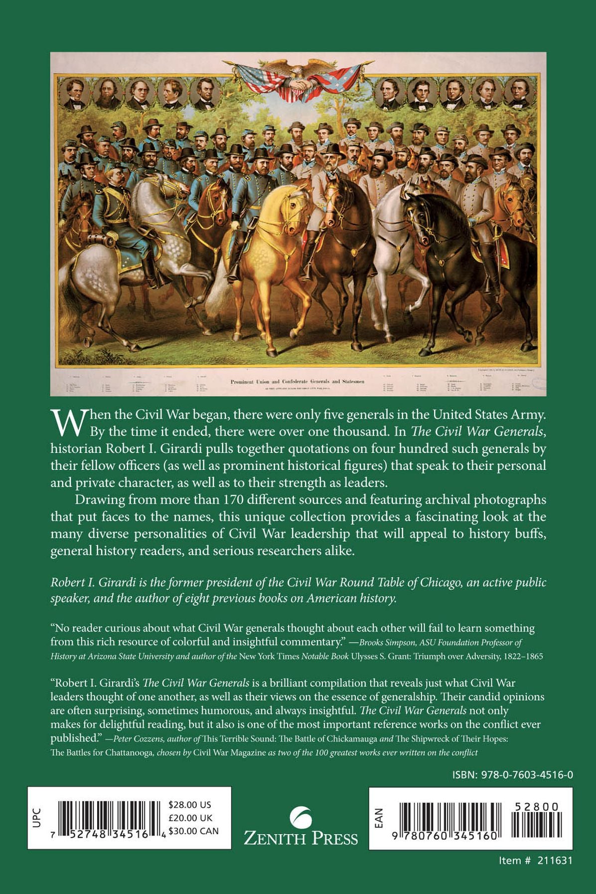The Civil War Generals: Comrades, Peers, Rivals-In Their Own Words