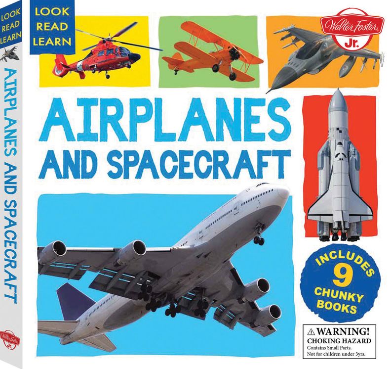 Airplanes and Spacecraft: Includes 9 Chunky Books