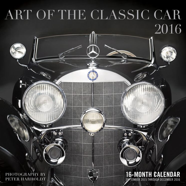 2016 Art of the Classic Car Wall Calendar