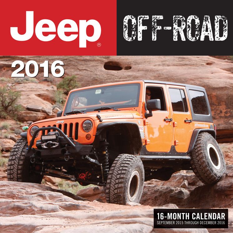 2016 Jeep Off-Road Wall Calendar