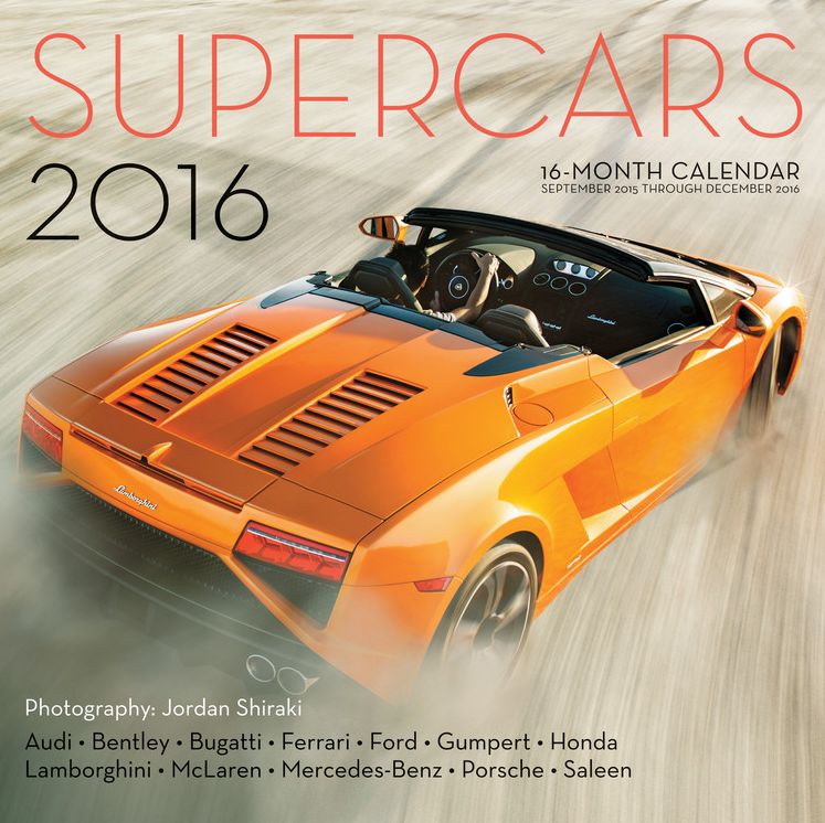 2016 Supercars Wall Calendar