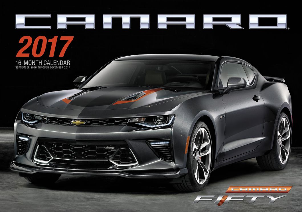 2017 Camaro Wall Calendar