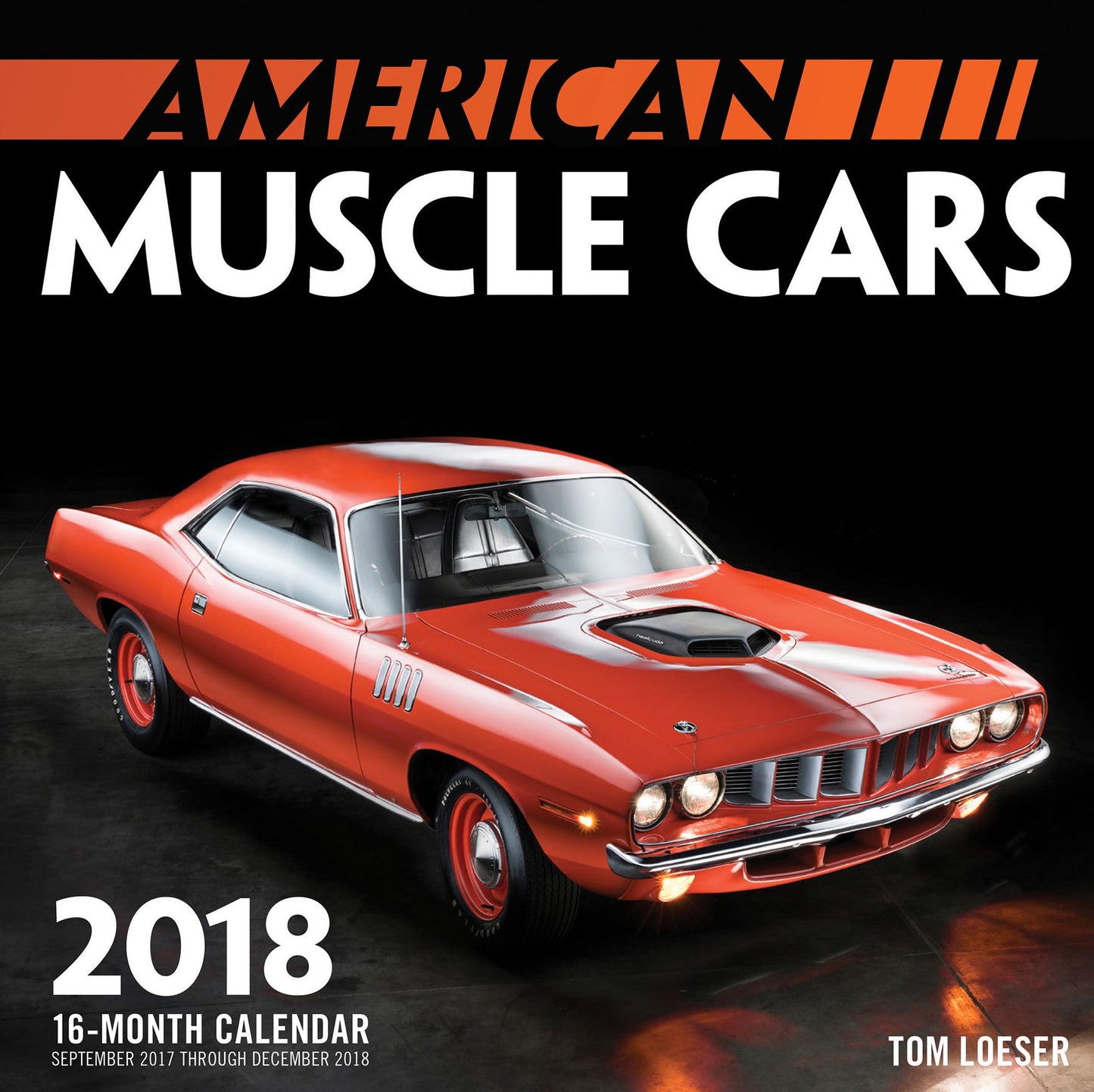 2018 American Muscle Cars Mini Wall Calendar